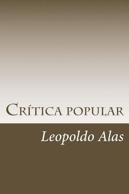 Leopoldo Alas - Crítica popular, Häftad