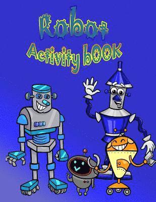 The Rabbit Publishing - Robot Activity Book: : Fun Activity Book for kids. Fun with Mazes, Coloring, shadow matching game, Word Search Puzzle (Activity book for Kids), Häftad