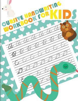 bokomslag Cursive handwriting workbook for kids: abc workbooks for preschool, abc workbook for kindergarten, workbooks for preschoolers, k workbook age 5