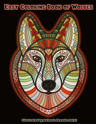 bokomslag Easy Coloring Book of Wolves