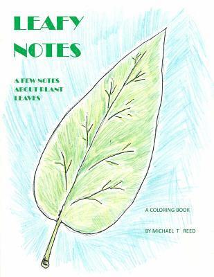bokomslag Leafy Notes: A Few Notes about Plant Leaves: A Coloring Book