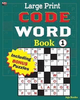 Large Print CODE WORD Book 1 1