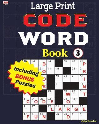 bokomslag Large Print CODE WORD Book 3