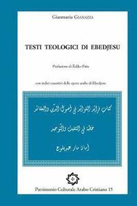 bokomslag Testi teologici di Ebedjesu: arabic text and italian translation