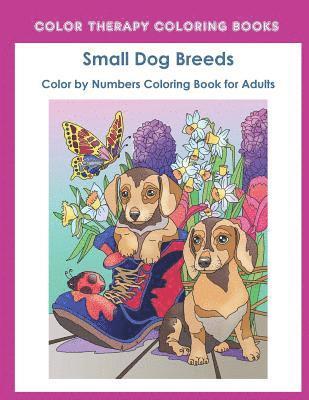 bokomslag Color by Numbers Adult Coloring Book of Small Breed Dogs: An Easy Color by Number Adult Coloring Book of Small Breed Dogs including Dachshund, Chihuah