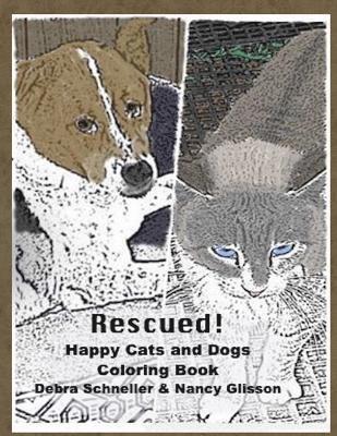 bokomslag Rescued!: Happy Cats and Dogs Coloring Book