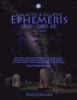 Galactic & Ecliptic Ephemeris 1600 - 1650 Ad 1