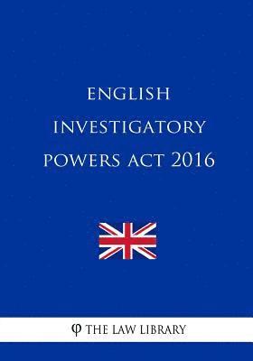 bokomslag English Investigatory Powers Act 2016