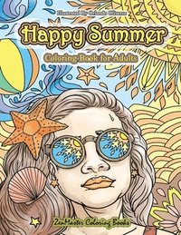 bokomslag Happy Summer Coloring Book for Adults