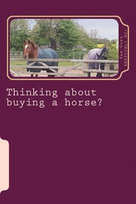 Thinking about buying a horse?: All those little things you need to think about before becoming a horse owner. 1