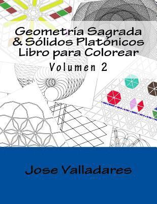 Geometría Sagrada & Sólidos Platónicos Libro para Colorear 1
