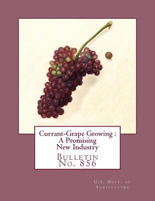 Currant-Grape Growing: A Promising New Industry: Bulletin No. 856 1