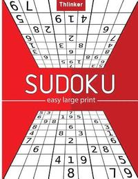 bokomslag Sudoku Easy Large Print: Puzzles & Games - Easy, Over 1200+ Puzzles -: Large 8.5x11 inch 220 p. Sudoku book