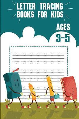 bokomslag Letter tracing books for kids ages 3-5: letter tracing preschool, letter tracing, letter tracing preschool, letter tracing preschool, letter tracing w