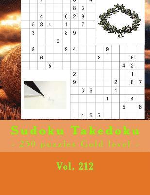 Andrii Pitenko - Sudoku Takedoku - 250 puzzles Gold level - Vol. 212, Häftad