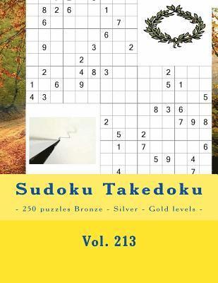 bokomslag Sudoku Takedoku - 250 puzzles Bronze - Silver - Gold levels - Vol. 213