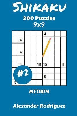 bokomslag Shikaku Puzzles 9x9 - Medium 200 vol. 2