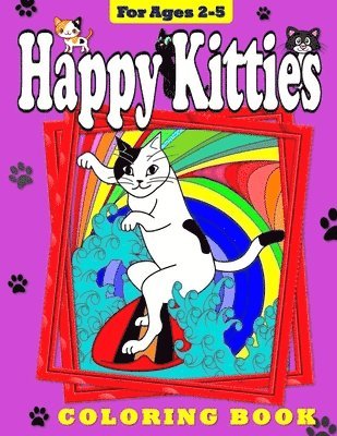 bokomslag Happy Kitties: Coloring Book for Toddlers and Preschool Children