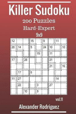 bokomslag Killer Sudoku 9x9 Puzzles - Hard to Expert 200 vol. 11