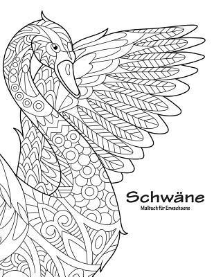 bokomslag Schwane-Malbuch fur Erwachsene 1