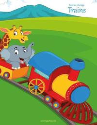 bokomslag Livre de coloriage Trains 1