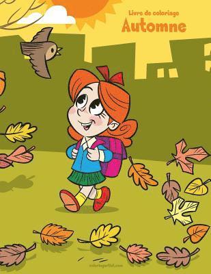 bokomslag Livre de coloriage Automne 1