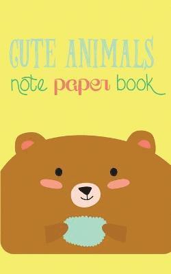 Journal Jungle Publishing - Cute Animals Note Paper Book, Häftad