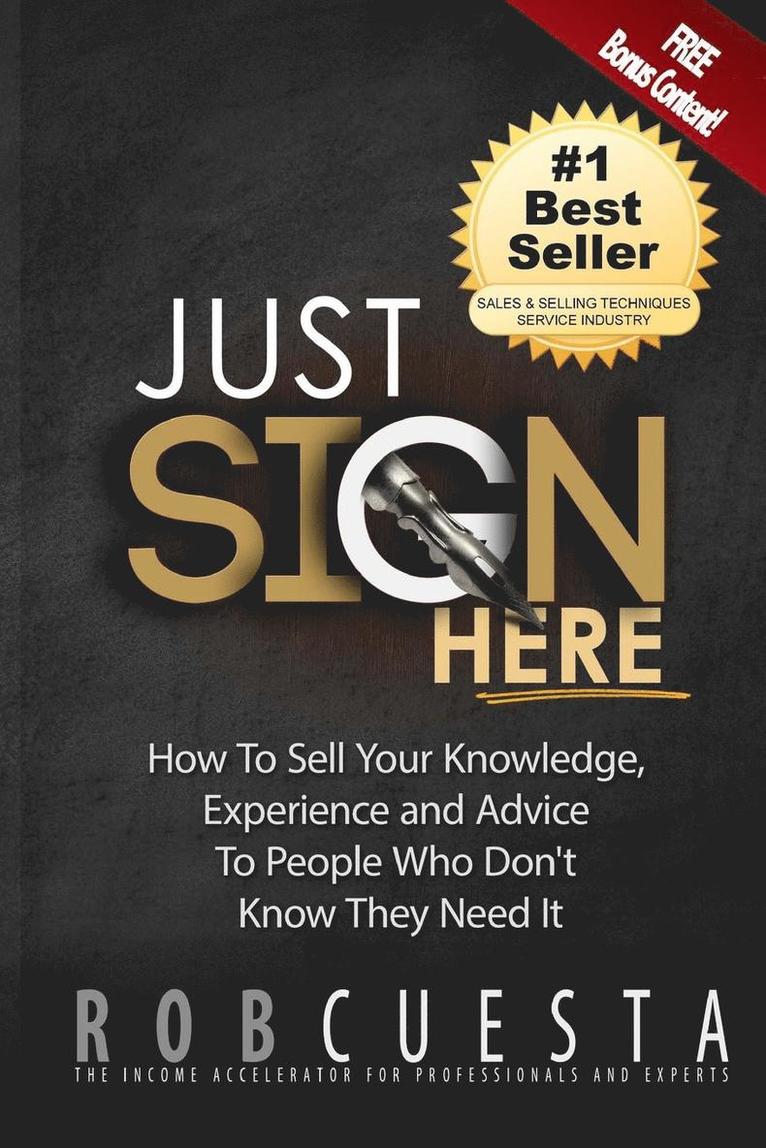 Rob Cuesta - Just Sign Here, Häftad