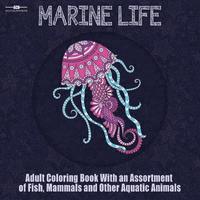 bokomslag Marine Life Adult Coloring Book