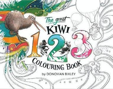 bokomslag The Great Kiwi 123 Colouring Book