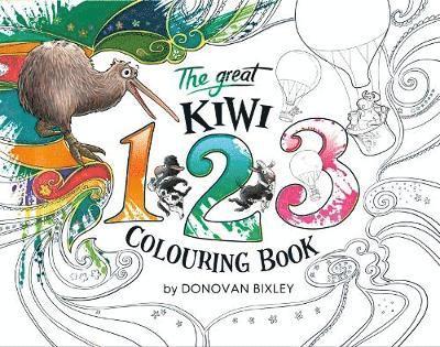The Great Kiwi 123 Colouring Book 1
