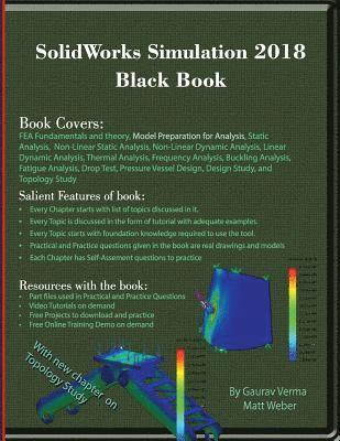 bokomslag SolidWorks Simulation 2018 Black Book