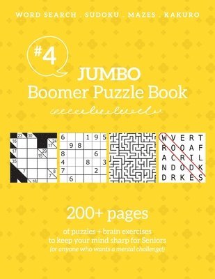 Jumbo Boomer Puzzle Book #4