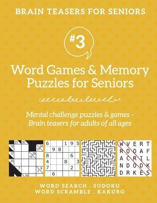 bokomslag Brain Teasers for Seniors #3