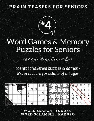 bokomslag Brain Teasers for Seniors #4