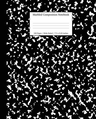 bokomslag Marbled Composition Notebook