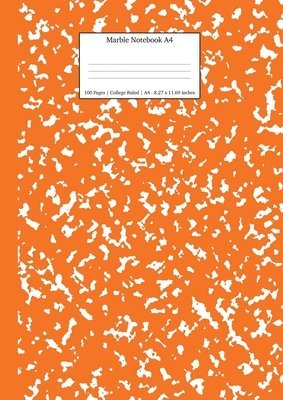 bokomslag Marble Notebook A4