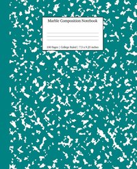 bokomslag Marble Composition Notebook College Ruled