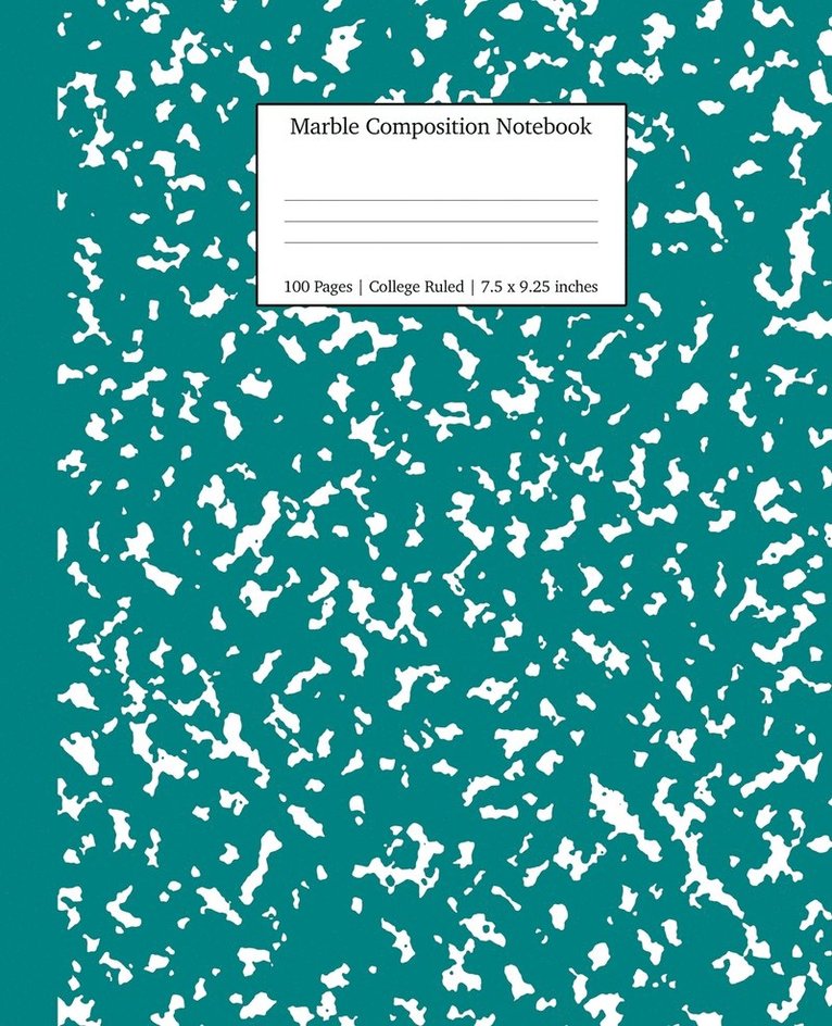 Marble Composition Notebook College Ruled 1