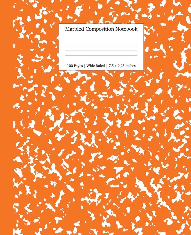 Marbled Composition Notebook 1