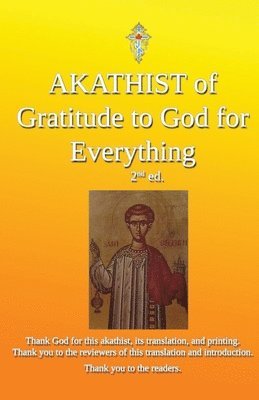 Akathist of Gratitude to God for Everything