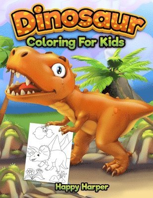 bokomslag Dinosaur Coloring Book