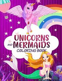 bokomslag Mermaid Unicorn Colouring