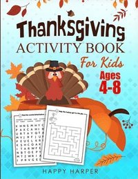 bokomslag Thanksgiving Activity Book For Kids