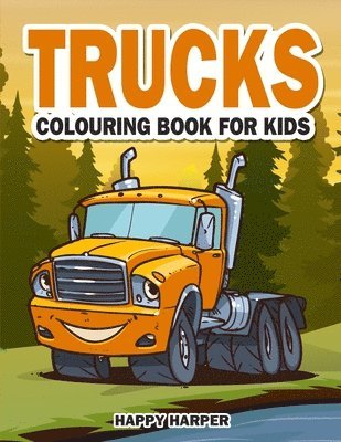 Harper Hall, Harper, Hall - Trucks Colouring Book, Häftad