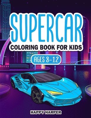 Harper Hall, Harper, Hall - Supercar Coloring Book, Häftad