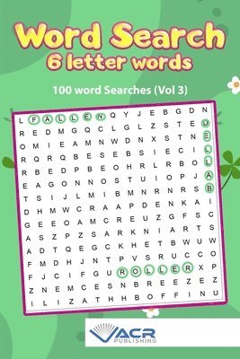 bokomslag Word search- 6 Letter Words: 100 Word Searches