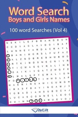 Word Search: Boys and Girls Names 1