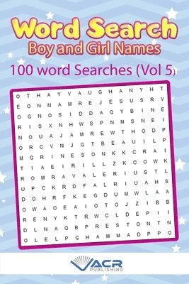 bokomslag Word Search: Boy and Girl Names