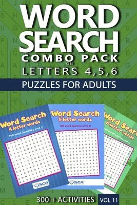 Acr Publishing - Word Search Combo Pack: Puzzles For Adults, 300+ Activities, Häftad